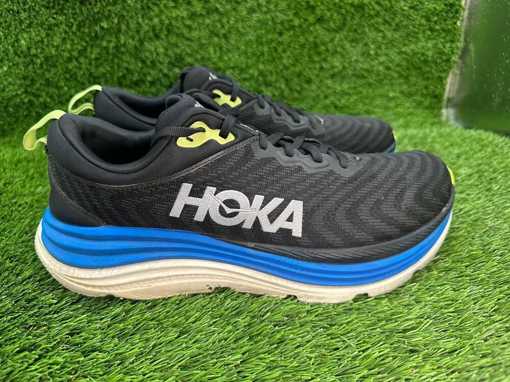 Hoka One One Gaviota 5 1127929-BTRC Athletic Sneaker Men's 10.5 Black Jacquard